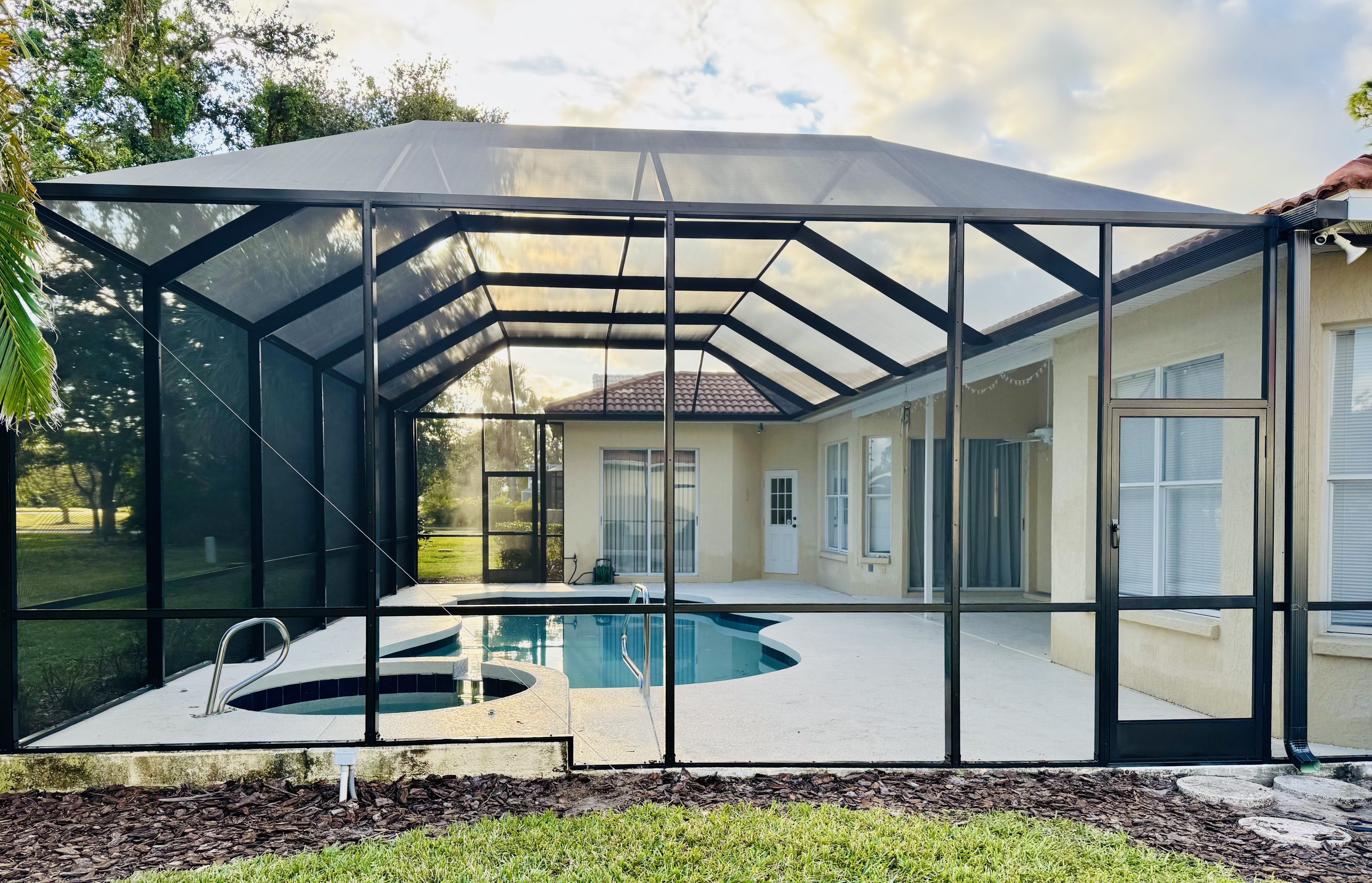 Screen enclosure after